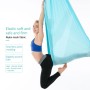 Household Handstand Elastic Stretching Rope Aerial Yoga Hammock Set(Sky Blue)