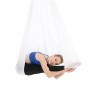 Haushaltshandstand elastischer Stretchseil Aerial Yoga Hängematte Set (weiß)