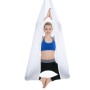 Set de hamaca de yoga de estiramiento de parada de manos del hogar (blanco)