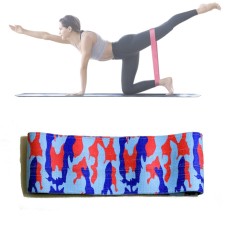 ZY-001 Yoga Stretch Belt Buttocks Sport Resistance Band Chest Developer, Size : S(Camouflage)