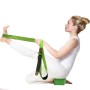 Cotton Double Yoga Stretch Band Resistance Band, storlek: 300 x 3,8 cm (slumpmässig färgleverans)