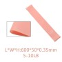 5 sur 1 Force Gradient Latex Elastic Ring Resistance Bandle (Gradient rose 5 pièces)