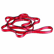 Aerial Yoga Hammock 7 Ring Extension Belt Nylon High-Strength Double Belt Hammock Strap, Length: 1.1m(Red)