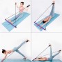 Pilates Stick jóga fitneszfelszerelés sport nyújtó zenekar (rózsaszín)