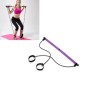 Pilates Stick Stick Yoga Fitness Equipment Sports Stretwing Band (púrpura)