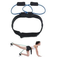 Beintraining elastisches Band Natural Latex Yoga Stretch Band Fitness Supplies, Farbe: Blau 25lb