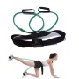 Beintraining elastisches Band Natural Latex Yoga Stretch Band Fitness Supplies, Farbe: Grün 30 lb