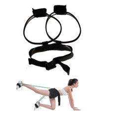 Тренировка ног Elastic Band Натуральная латексная йога эластичная полоса Fitness Supplies, Цвет: Черный 35 фунтов