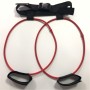 Тренировка ног Elastic Band Натуральная латексная йога эластичная полоса Fitness Supplies, Цвет: Черный 35 фунтов