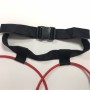 Тренировка ног Elastic Band Натуральная латексная йога эластичная полоса Fitness Supplies, Цвет: Черный 35 фунтов