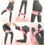 2PCS BOER Polyester + Latex Silk Anti-skid Elastic Fitness Resistance Ring Yoga Stretch Belt