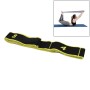 8 Lattice Yoga Stretch Band Dance Elastic Band Resistance Band (Yellow)