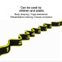 8 решетъчна йога разтягаща лента Dance Elastic Band Resistance Band (Yellow)