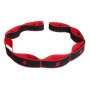 8 Lattice Yoga Stretch Band Dance Elastic Band Resistance Band (Red)