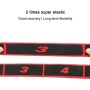 8 Gittery Yoga Stretch Band Dance Elastic Band Resistance Band (Red)