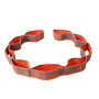 TF-YJD2 2 PCS Yoga Banda elastica Resistenza Fitness Resistenza Banda Yoga Training Band (Orange)