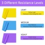 3 I 1 TPE Yoga Stretch Sheet Fitness Elastic Band Resistance Band Strength Training Stretch Band Set