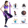 3 en 1 TPE Yoga Stretch Fitness Fitness Resistance Resistance Band Strength Training Band Set Band