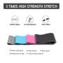 4 in 1 Intensitätsgradienten Latex Anti-Schlupf-Widerstandsband Yoga Stretch-Stretchband Set