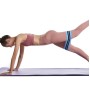 2 PC Squat Yoga Resistanza Banda squat Elastico Banda elastica, dimensione: 66 x 8 cm （blu）