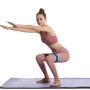 2 PCS Squat Yoga Resistance Band Squat Loop Elastic Band, Size: 76 x 8cm（Pink）