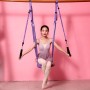 Home Yoga Stretch Band Backbend Handstand Training Rope With Cushion, Specification: With Drawstring Purple