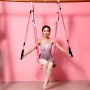 Home Yoga Stretch Band Backbend Handstand Training Rope With Cushion, Specification: With Drawstring Pink