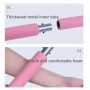 Adjustable Length Pilates Rod Yoga Rod Exercise Stretching Belt Squat Resistance Rope Home Fitness Equipment(Pink)