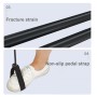 Longueur réglable Pilates Rod Yoga Rod Exercice Stending Squat Resistance Rope Rope Home Fitness Equipment (rose)