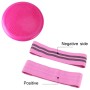 2 en 1 Yoga Balance Mat + Squat Resistance Band Fitness Exercise Equipment (rose)