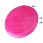 2 in 1 Yoga Balance Mat + Squat Resistance Band Fitness Exercise Equipment Set(Pink)