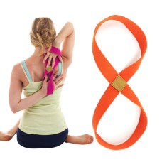 2 PCS Yoga Stretch Belt Cotton Thick Mobius Strip(Orange)