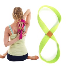 2 datorer Yoga Stretch Belt Cotton Thick Mobius Strip (Green)