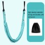 2 in 1 Home Yoga Hammock Indoor Stretching Sling Stretch Widening Yoga Strap + Door Buckle Storage Bag Set(Pine Green)