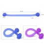 5 datorer Yoga Body Sculpting Stretch Rope Multi-Purpose Sports Puller (Blue)