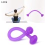 5 PCS Yoga Body Sculpting Extrible Multi-Pervest Sports Puller (фіолетовий)