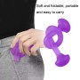 5 pezzi Yoga Body Sculping Stretch Rope Puller sport multiuso (viola)