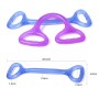 3 PCS Home Workout Fitness Yoga Pull Rope Arm Back Puller(Purple)