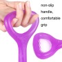 3 datorer Hemträning Fitness Yoga Pull Rope Arm Back Puller (Purple)