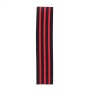 Three-color Stripe Yoga Belt Looped Latex Silk Non-slip Tension Band, Size:S(Red)