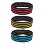 Three-color Stripe Yoga Belt Looped Latex Silk Non-slip Tension Band, Size:S(Red)