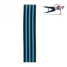 Three-color Stripe Yoga Belt Looped Latex Silk Non-slip Tension Band, Size:L(Blue)