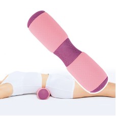 Multifunction Yoga Pillow Beautiful Buttocks Pelvis Pillow Cervical Lumbar Health Pillow Yoga Stick Waist(Pink)