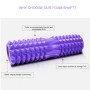 Yoga Pilates Fitness Eva Roller კუნთების დასვენების მასაჟი, ზომა: 45cm x 13cm (შავი)