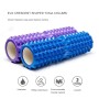 Jóga Pilates Fitness Eva Roller Muscle Relaxation Massage, Velikost: 45 cm x 13 cm (černá)