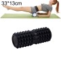 Yoga Pilates Fitness Eva Masaje de relajación muscular Roller, Tamaño: 33 cm x 13 cm (negro)