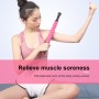 Lindra muskelsår och krampande muskelrulle Stick Body Massage Roller (Pink)