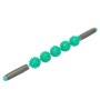 5 Ball Muscle Massage Relax Hedgehog Ball Yoga Stick Roller Stick(Green  )