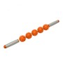 5 kuličkových svalových masáží relaxovat hedgehog Ball Jóga Stick Holler Stick (oranžová)