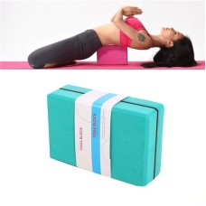 Two-color High-Density EVA Weighted Yoga Bricks Yoga Aids Dance Practice Bricks(Green)